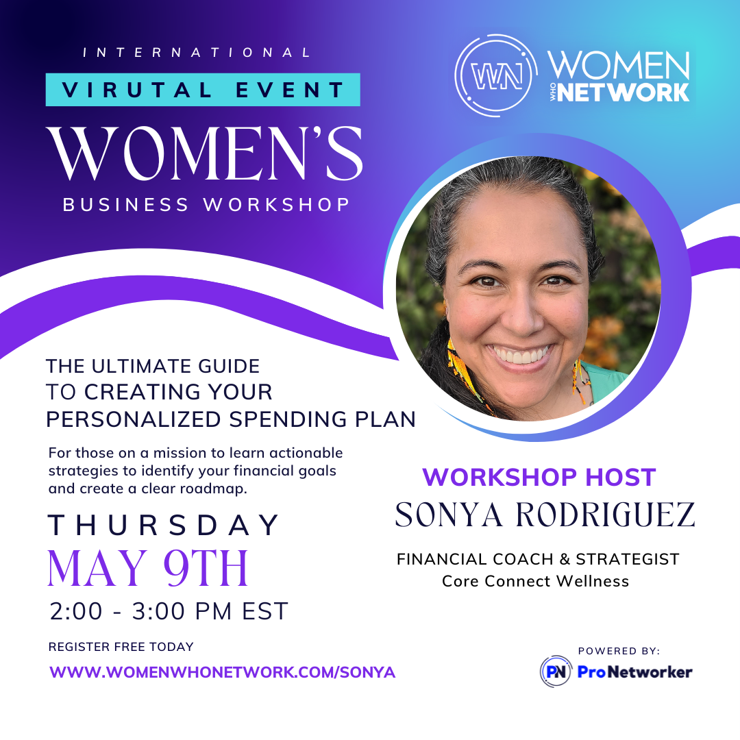 Sonya Rodriguez-WWN Workshop- 2024 Speaker Flyer may 9th
